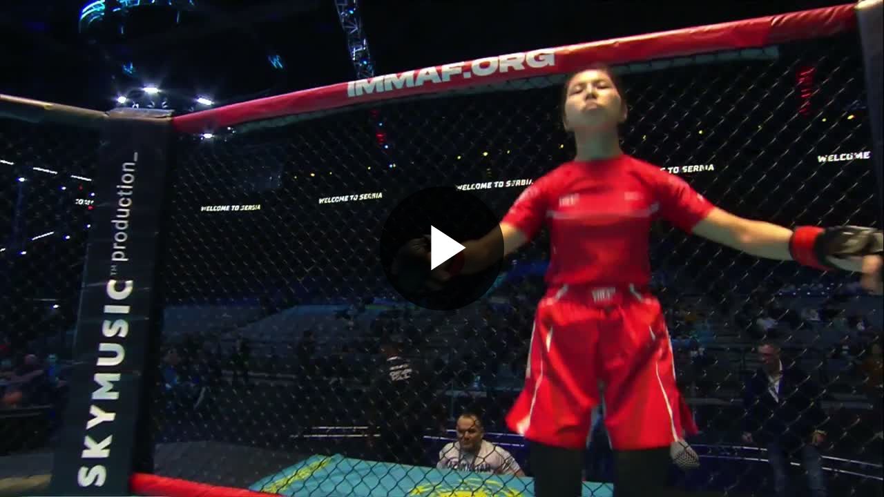 Gulnaz Abdrakhmanova (KAZ) VS Abigail Alvarez (USA) - immaf.tv